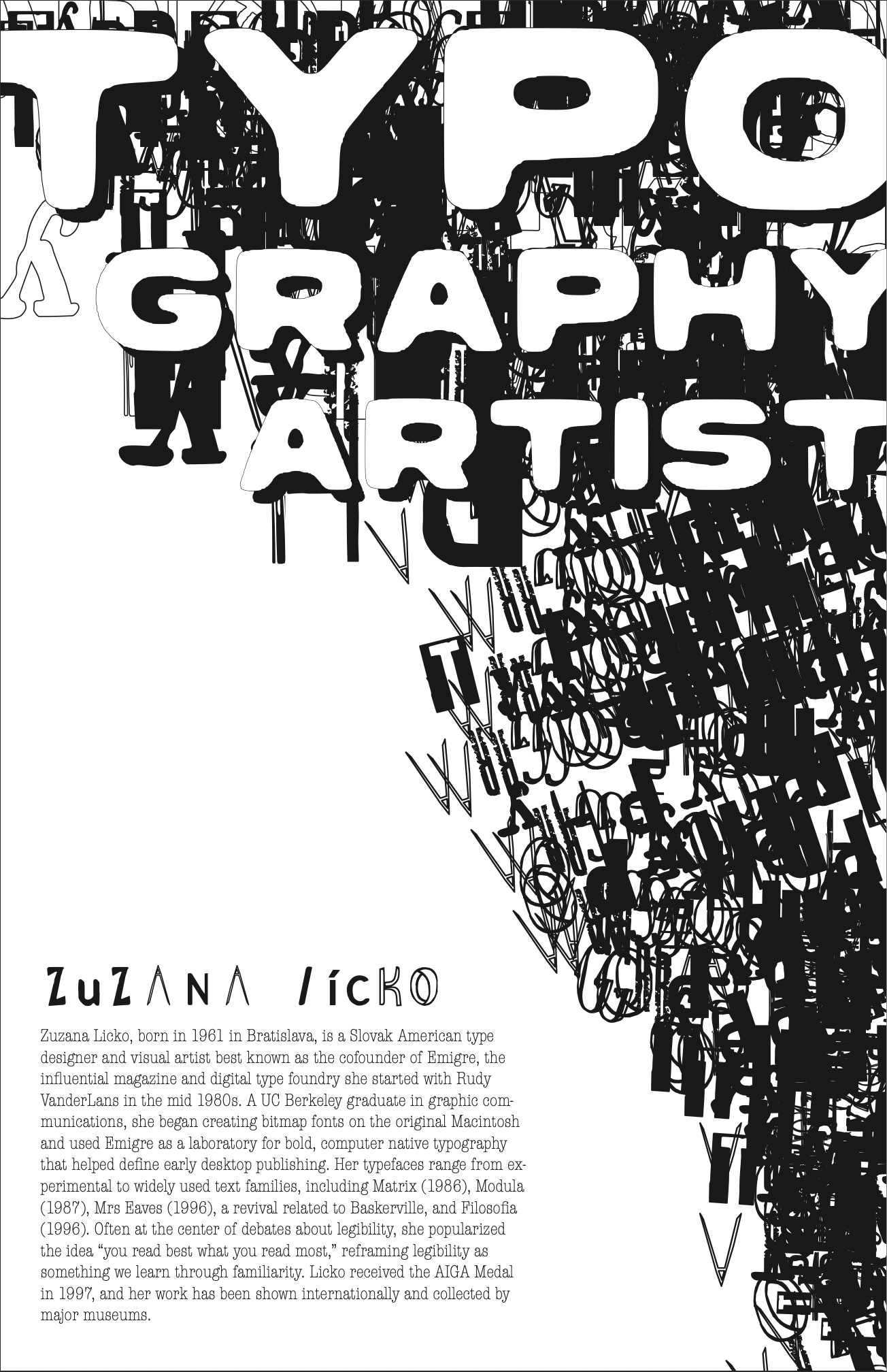 Typography Women Designers Poster Series